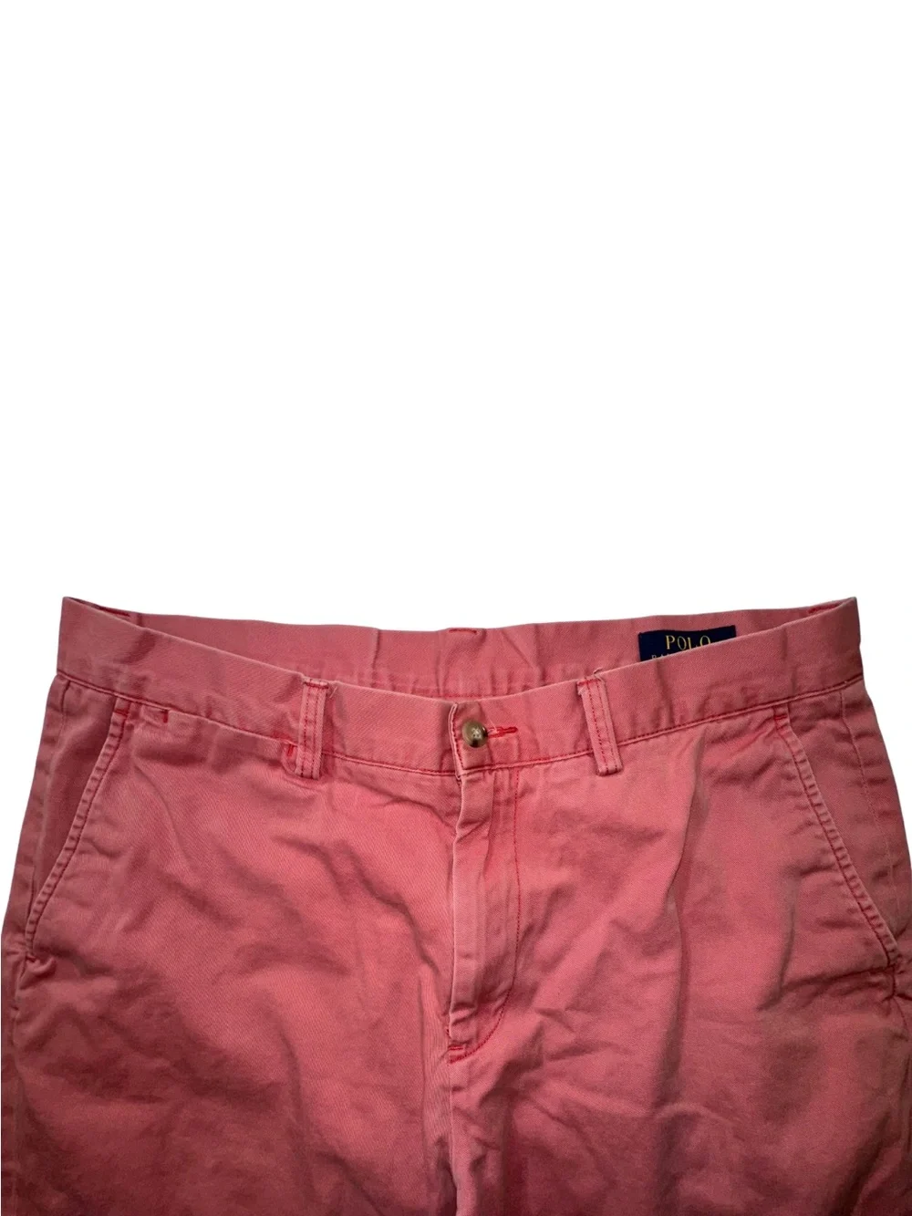 Polo Ralph Lauren Men’s 33 Classic Fit 6” Chino Shorts Salmon Pink Cotton